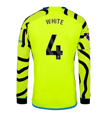 Lacne Muži Futbalové dres Arsenal Benjamin White #4 2023-24 Dlhy Rukáv - Preč